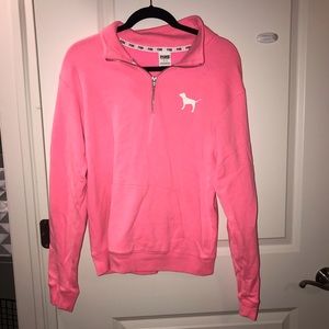 PINK 1/4 zip up